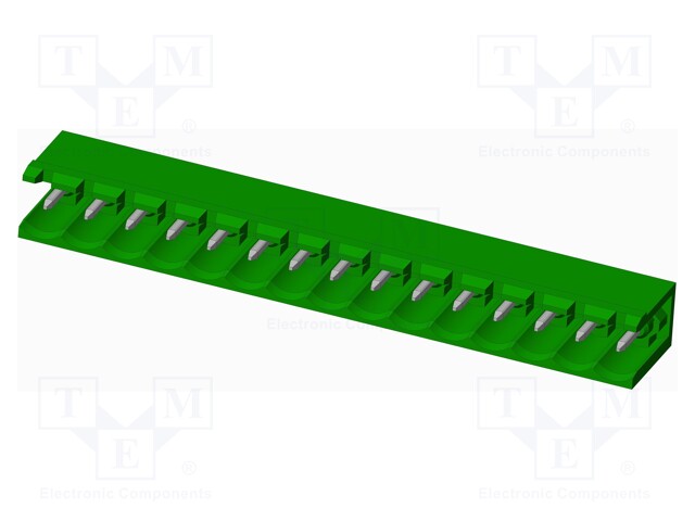 Connector: pluggable terminal block; socket; male; angled 90°