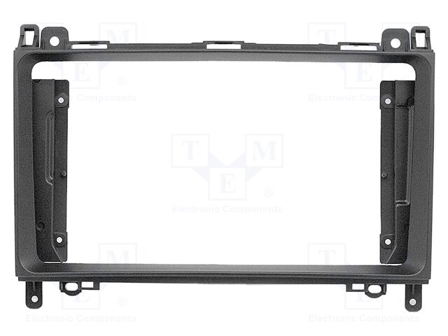 Radio frame; Mercedes; black; 9"
