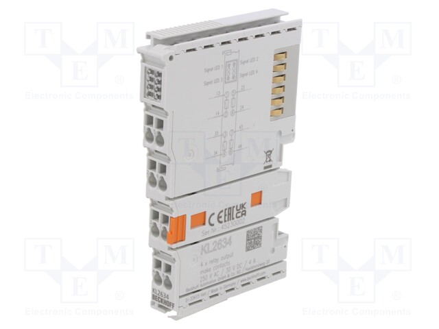 Industrial module: digital output; 30VDC; 0÷55°C; OUT: 4; 250VAC