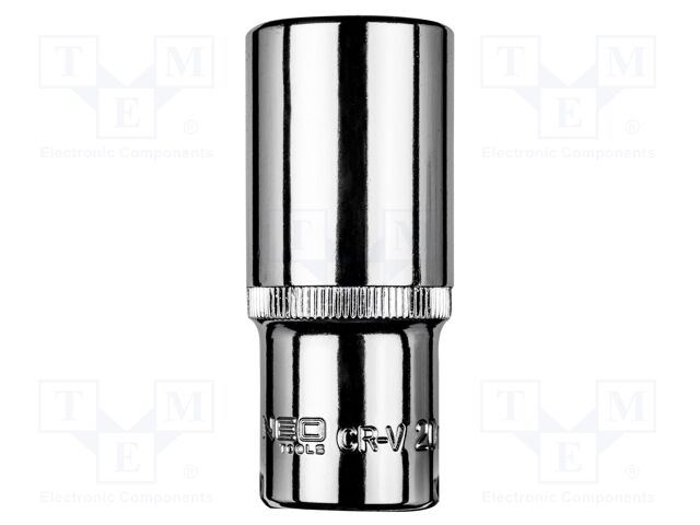 Socket; 6-angles,socket spanner; HEX 20mm; 3/8"; long