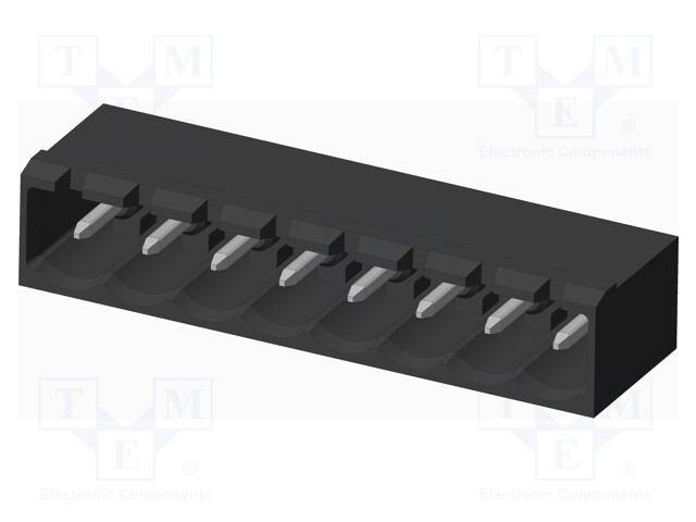 Connector: pluggable terminal block; socket; male; on PCBs