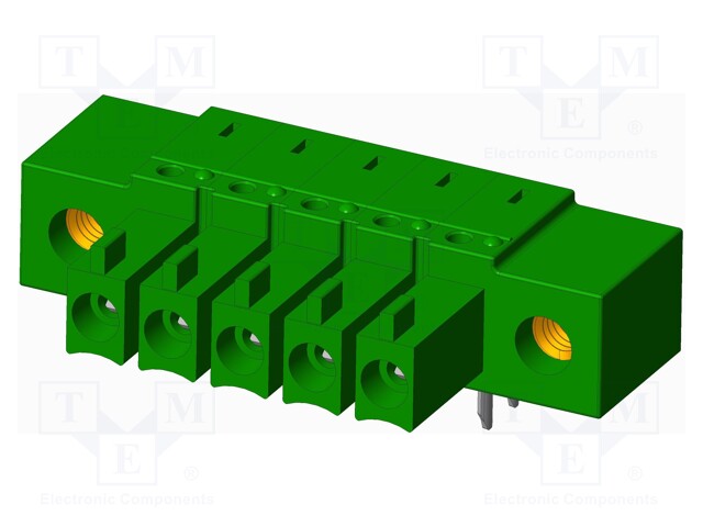 Connector: pluggable terminal block; socket; female; angled 90°