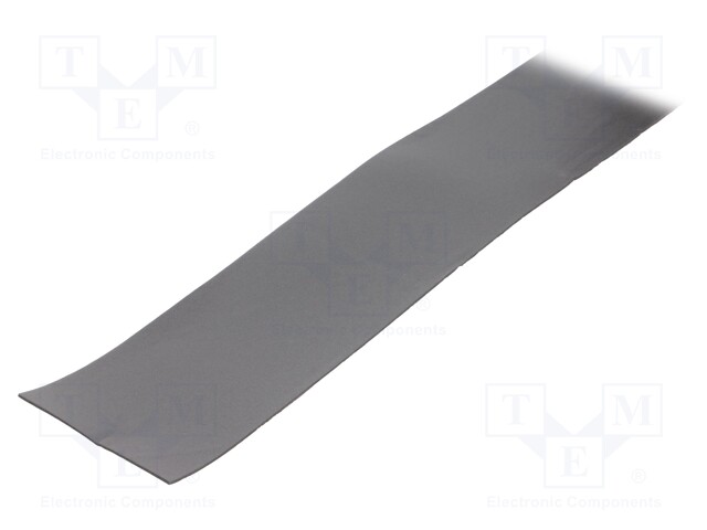 Tape: sealing; W: 95mm; L: 30m; Thk: 2mm; grey; caoutchouc hot-melt