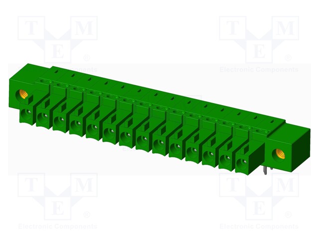 Connector: pluggable terminal block; socket; female; angled 90°