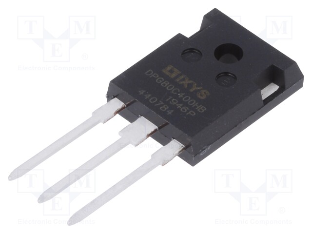 Diode: rectifying; THT; 400V; 2x40A; Package: tube; TO247-3; 45ns
