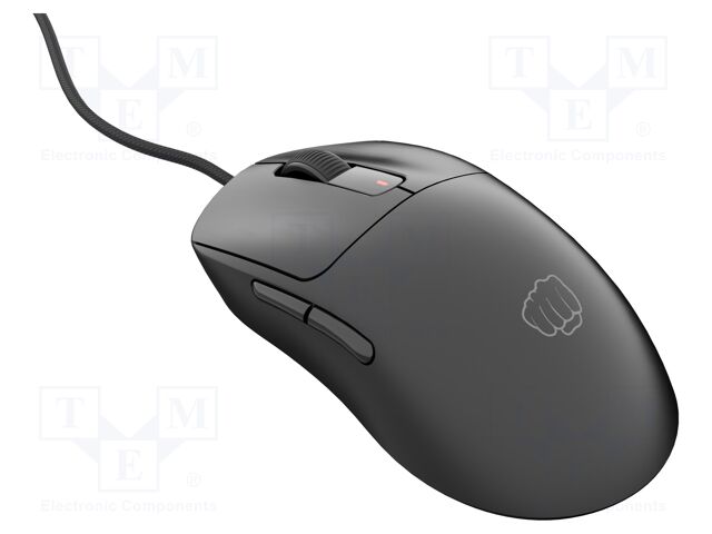 Mouse; TANTO T4; black; USB A; optical,wired; PnP,RGB; 1.8m