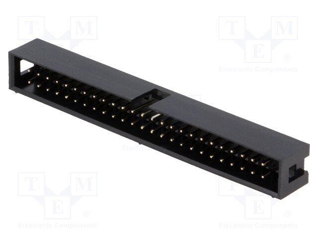 Socket; IDC; male; PIN: 50; straight; THT; gold-plated; 2.54mm