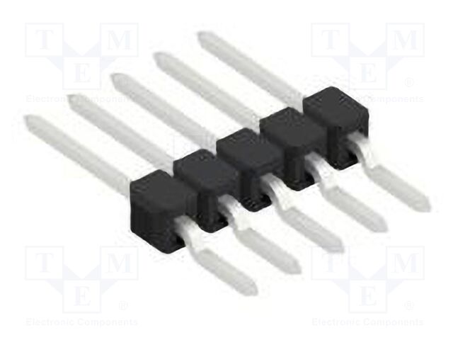 Connector: pin strips; pin header; male; PIN: 5; 2.54mm; SMT; 1x5