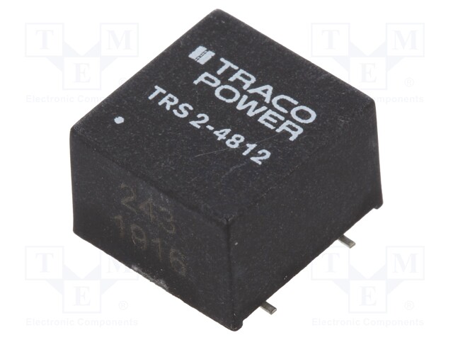 Converter: DC/DC; 2W; Uin: 36÷75V; 12VDC; Iout: 167mA; SMD; 2.1g