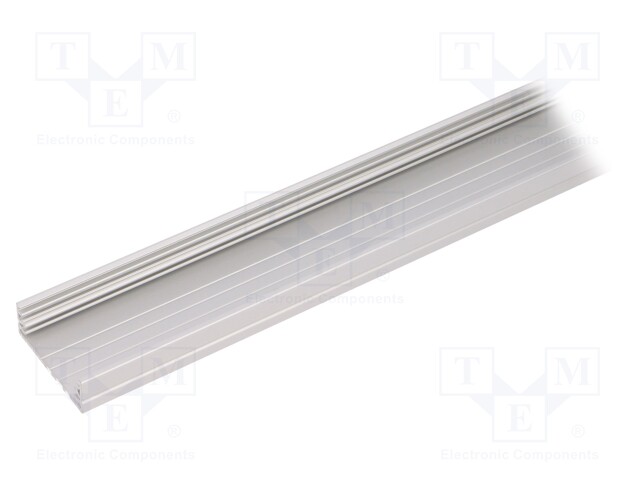Profiles for LED modules; surface; natural; L: 2m; aluminium
