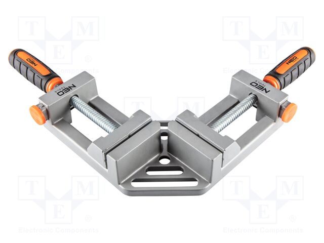 Universal clamp; angular,double