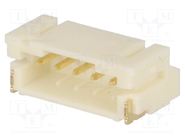 Socket; wire-board; male; 2mm; PIN: 5; SMT; 1A; tinned; -25÷85°C; 100V