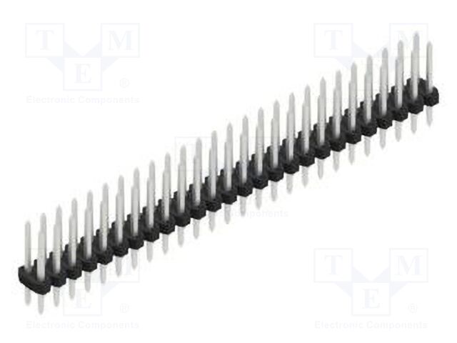 Connector: pin strips; pin header; male; PIN: 52; 2mm; THT; 2x26