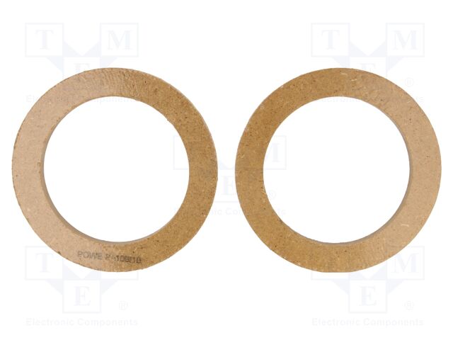 Spacer ring; MDF; 100mm; impregnated,varnished; 2pcs.