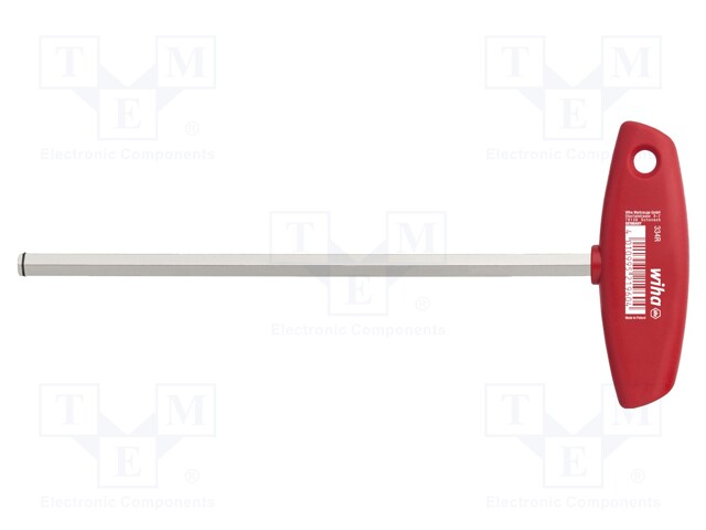 Key; hexagon keys; HEX 4mm; Overall len: 176mm; Plating: nickel