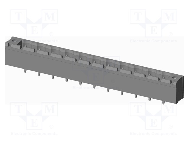 Connector: pluggable terminal block; socket; male; on PCBs