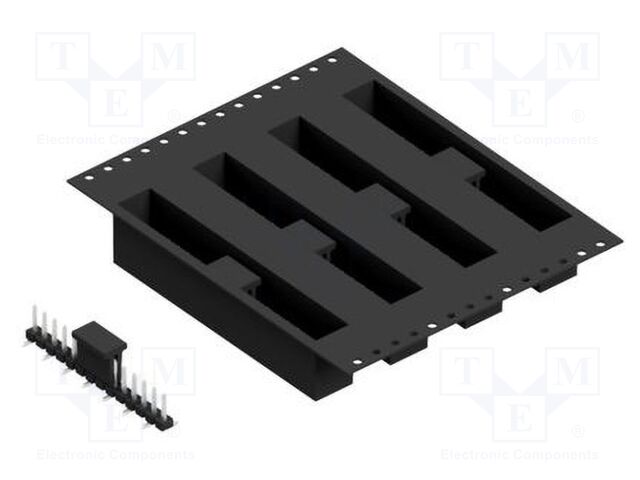 Connector: pin strips; pin header; male; PIN: 14; 2.54mm; SMT; 1x14