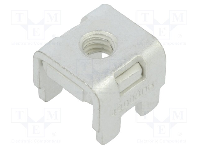 Straight; Plating: tinned; THT,screw terminal; Contacts: copper