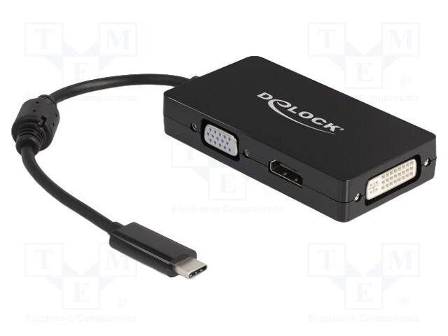 Adapter; High Speed,single link; Full HD 1080p,UHD 2160p; 0.13m
