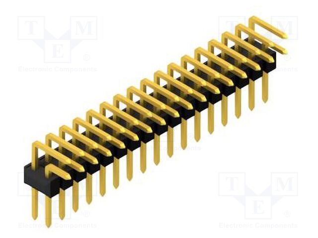 Connector: pin strips; pin header; male; PIN: 34; 2.54mm; THT; 2x17