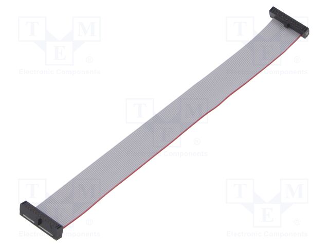 Ribbon cable with IDC connectors; Tape ph: 0.64mm; 125.4mm