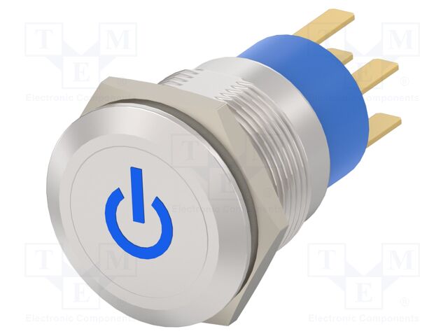 Switch: vandal resistant; Pos: 2; DPDT; IP67; ON-ON; Illumin: LED