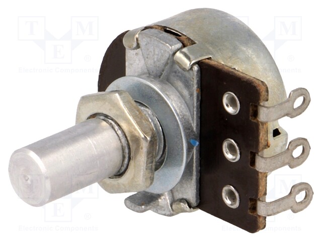 Potentiometer: shaft; single turn; 1kΩ; 200mW; ±20%; on panel; 6mm