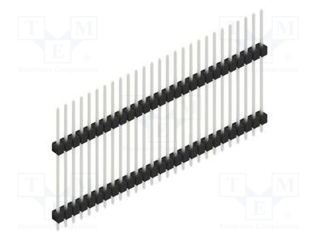 Connector: pin strips; pin header; male; PIN: 27; 2.54mm; THT; 1x27