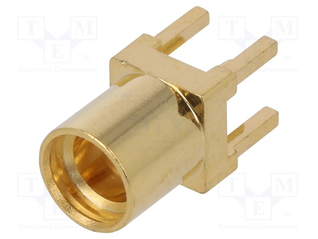 Socket; MMCX; female; 50Ω; teflon; gold-plated