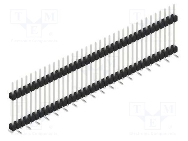 Connector: pin strips; pin header; male; PIN: 36; 2.54mm; SMT; 1x36