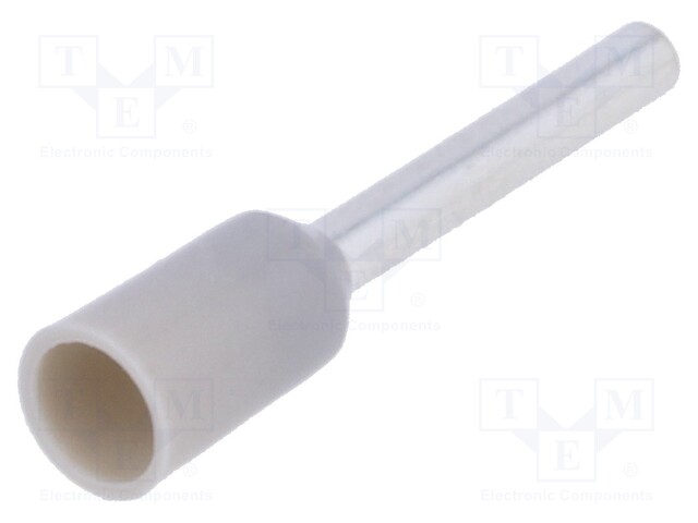 Bootlace ferrule; insulated; copper; Insulation: polyamide; 10mm
