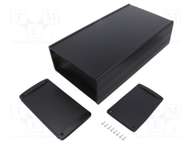 Enclosure: multipurpose; TEKAM; X: 170mm; Y: 300mm; Z: 82mm; black