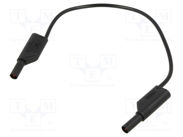 Test lead; 32A; banana plug with axial socket 4mm,both sides