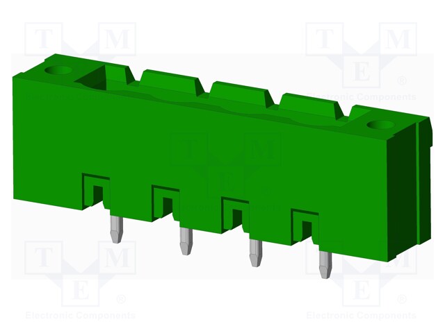 Connector: pluggable terminal block; socket; male; straight; THT