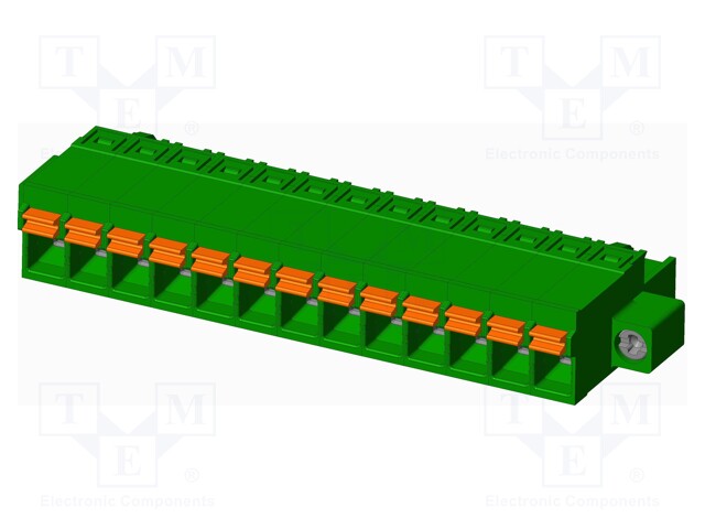 Connector: pluggable terminal block; plug; female; straight; 12A