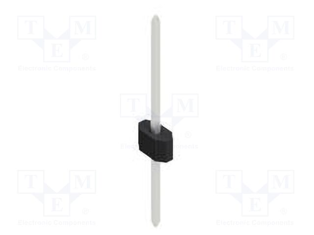Connector: pin strips; pin header; male; PIN: 1; 1.27mm; THT; 1x1