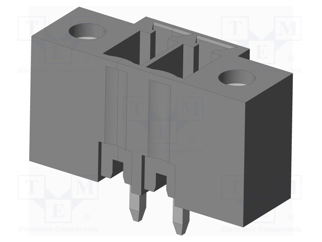Connector: pluggable terminal block; socket; male; on PCBs