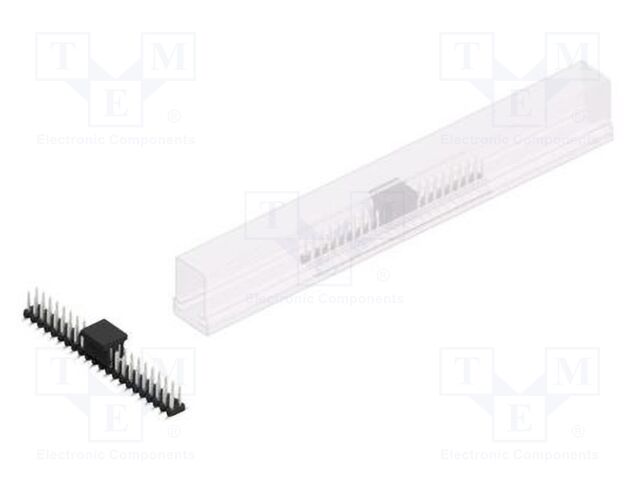 Connector: pin strips; pin header; male; PIN: 44; 2mm; SMT; 2x22