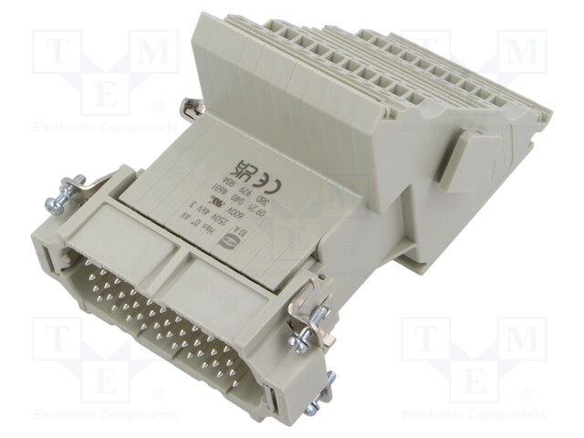 Han D 40 Pos. M Insert Term. Block Left