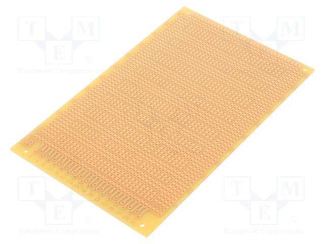 Board: universal; single sided,prototyping; W: 100mm; L: 160mm