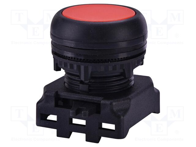 Switch: push-button; 22mm; red; IP65; flat; Features: witout symbol