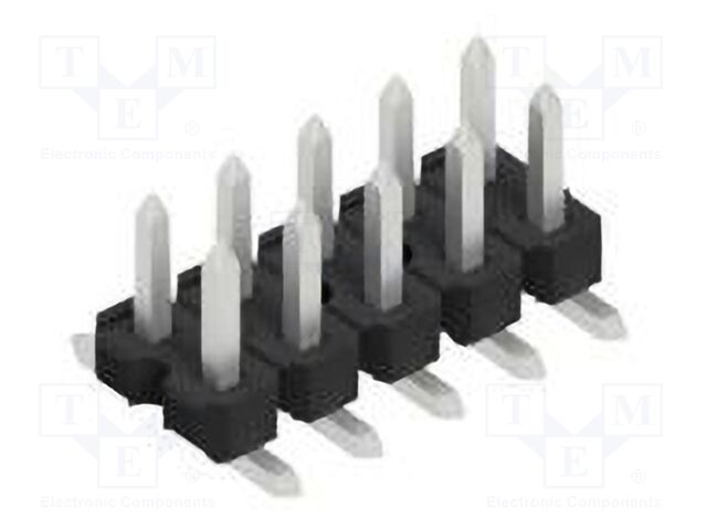Connector: pin strips; pin header; male; PIN: 10; 2.54mm; SMT; 2x5