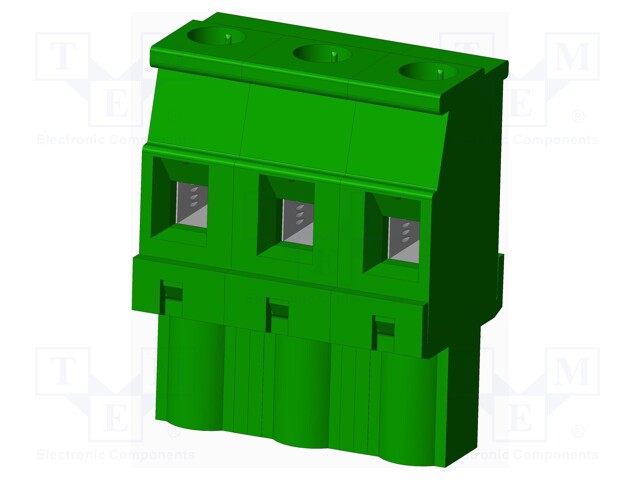 Connector: pluggable terminal block; plug; female; angled 90°