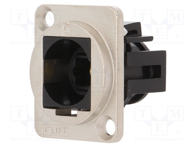 Connector: fiber optic; coupler; Toslink socket,both sides