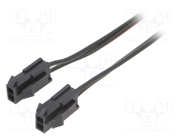 Cable; Micro-Fit 3.0; MX-43020-0200,male-male; PIN: 2; 0.8m; 4A