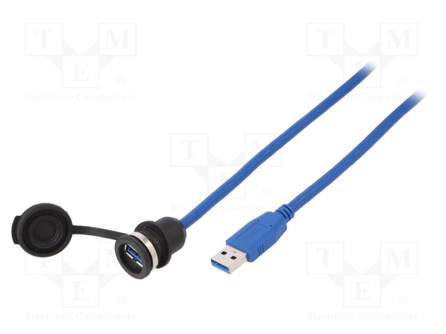 Adapter cable; USB A socket,USB A plug; 1310; USB 3.0; IP65; 1m