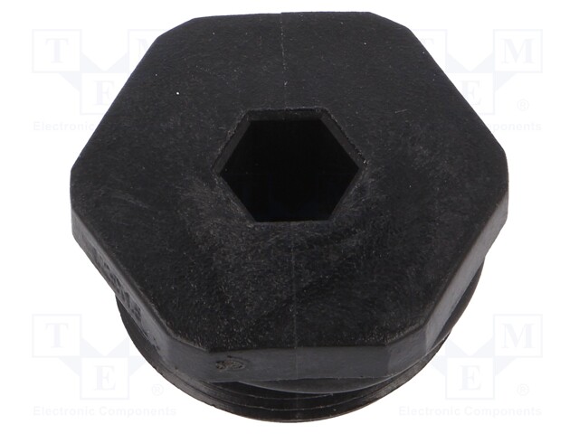 Stopper; M25; IP68; Mat: polyamide; black