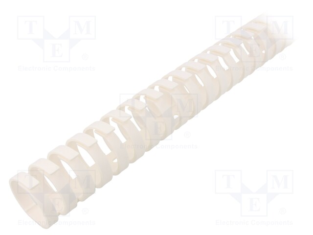 Wiring duct; Colour: white; Mat: polypropylene; UL94V-0; L: 0.5m