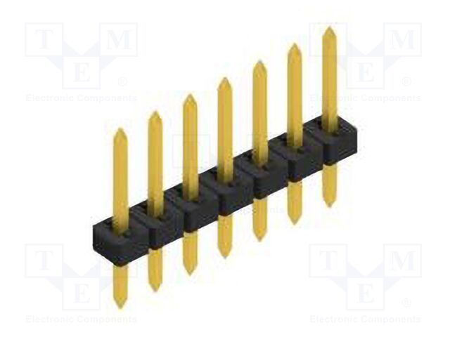Connector: pin strips; pin header; male; PIN: 7; 2mm; THT; 1x7; 100V