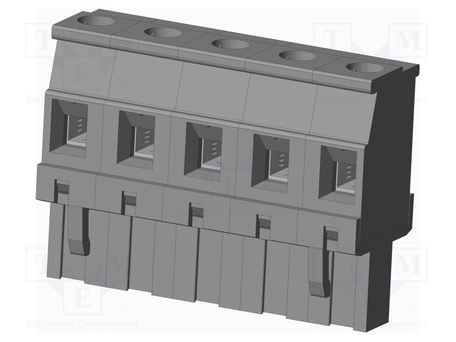 Connector: pluggable terminal block; plug; female; angled 90°